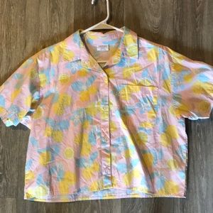 Lemon Pink collard crop